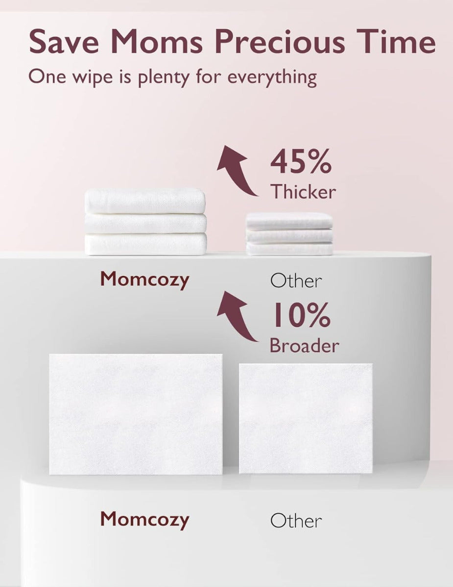 Momcozy Natural Breast Pump Wipes for Pump Parts Cleaning 30pcs Momcozy Yallatoys