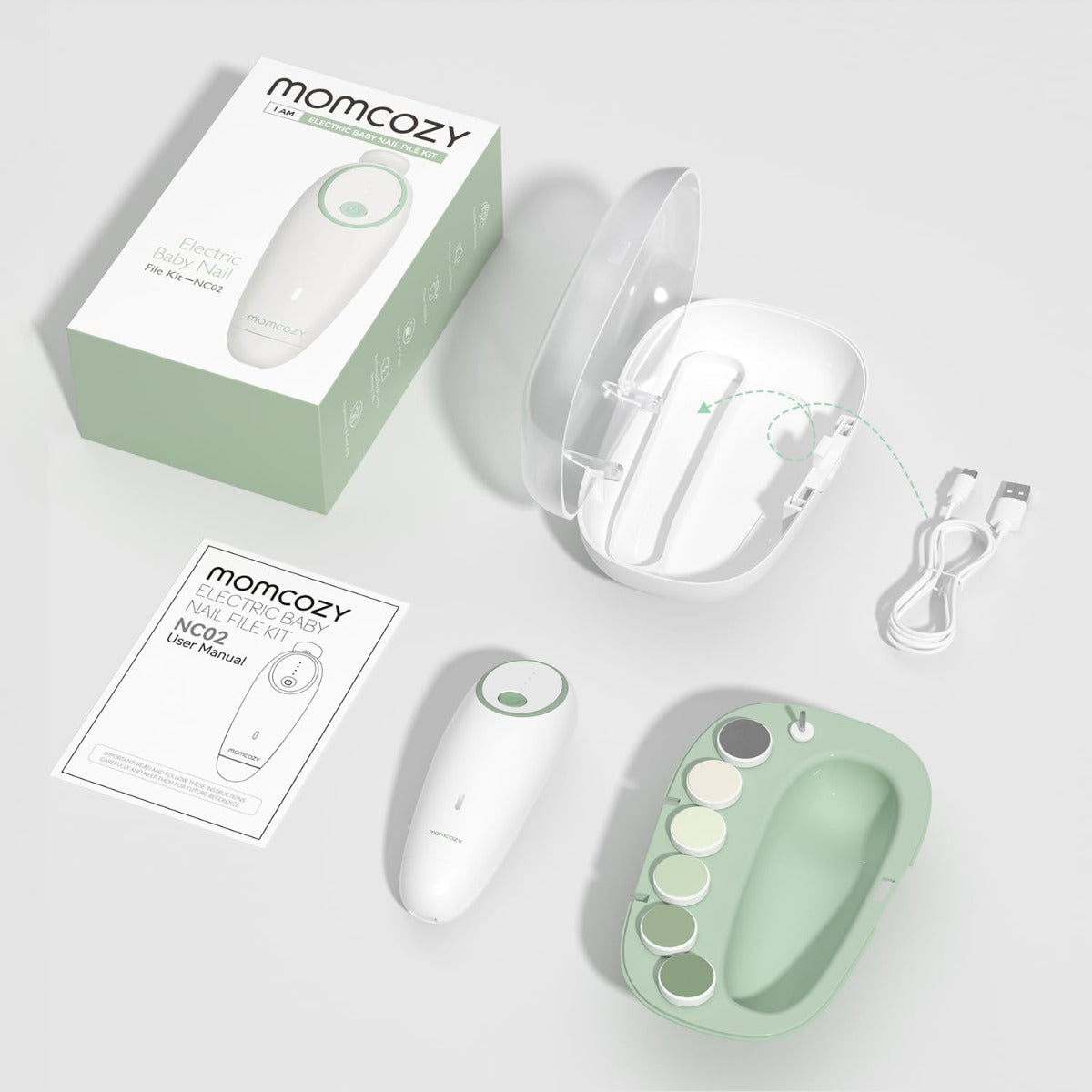 Momcozy Baby Nail Trimmer Electric Rechargable Momcozy Yallatoys