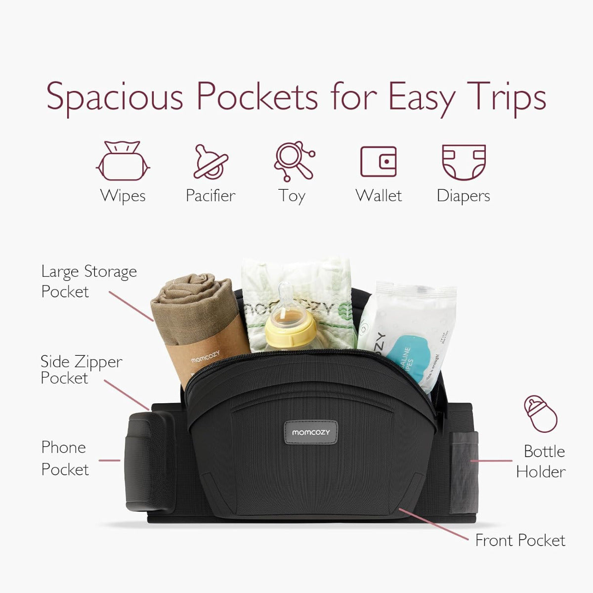 Momcozy Baby Hip Carrier Original 3D Belly Protector for C-Section Mom Momcozy Yallatoys