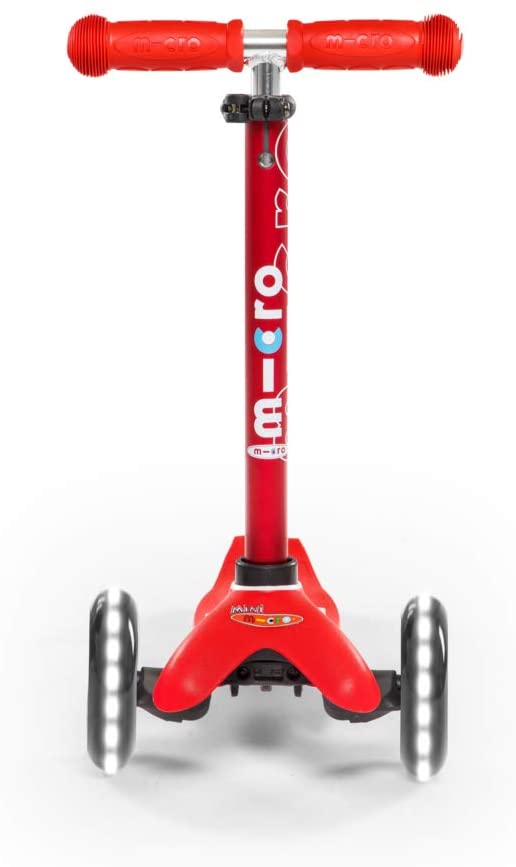 Buy Micro Mini Red Scooter With Led Wheels | Yallatoys.com