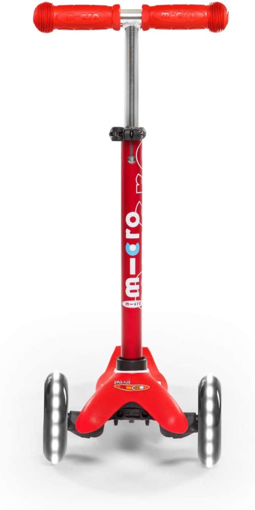 Buy Micro Mini Red Scooter With Led Wheels | Yallatoys.com