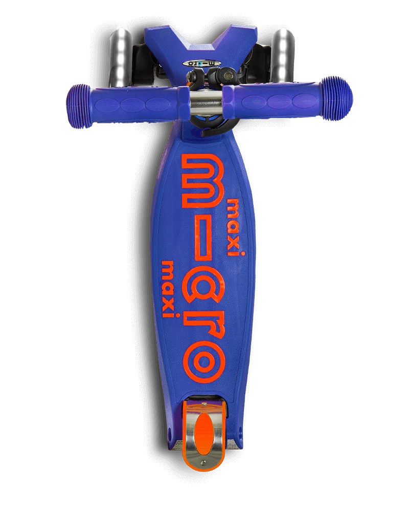Buy Micro Maxi Deluxe Led Blue Scooter | Yallatoys.com