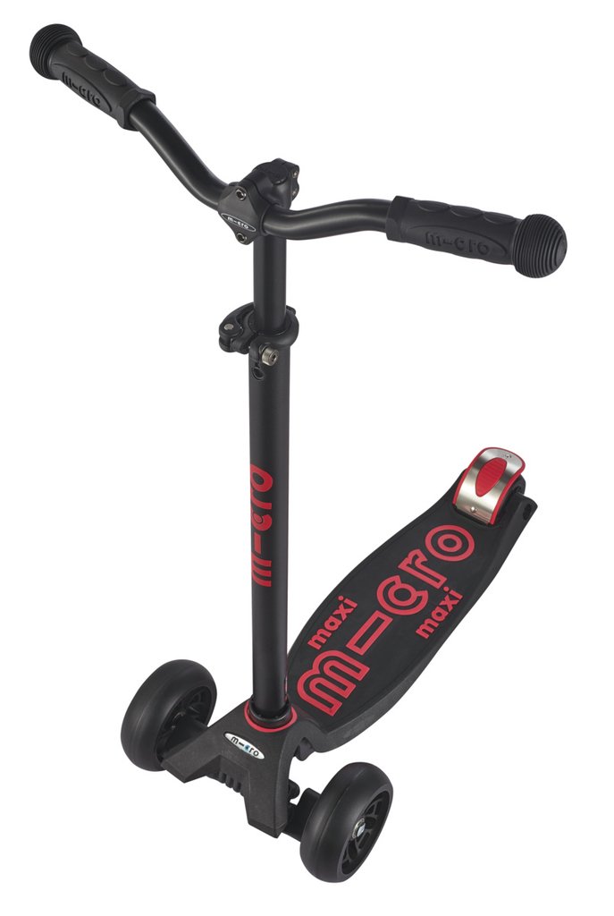 Buy Micro Maxi Deluxe Pro Scooter Black & Red | Yallatoys.com