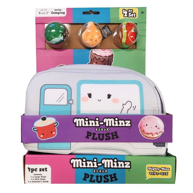 Buy Mini Minz Beverly Hills Camping Plushie Container Set | Yallatoys.com