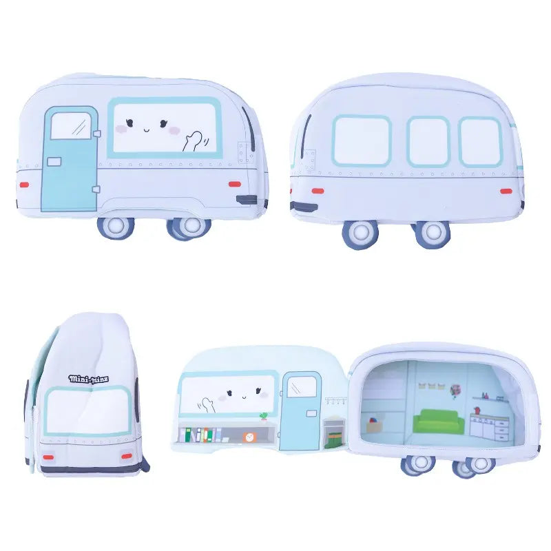 Buy Mini Minz Beverly Hills Camping Plushie Container Set | Yallatoys.com