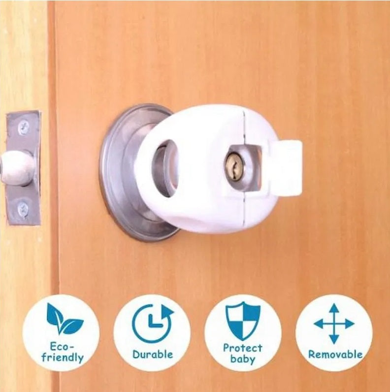 Mini Melody Door Knob Cover Pack of 2 White Mini Melody Yallatoys