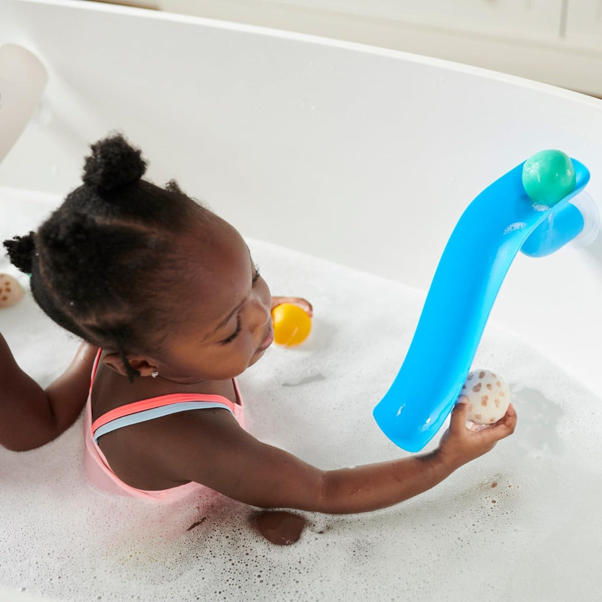 Matchstick Monkey Bathtime Slide Set Blue Matchstick Monkey Yallatoys