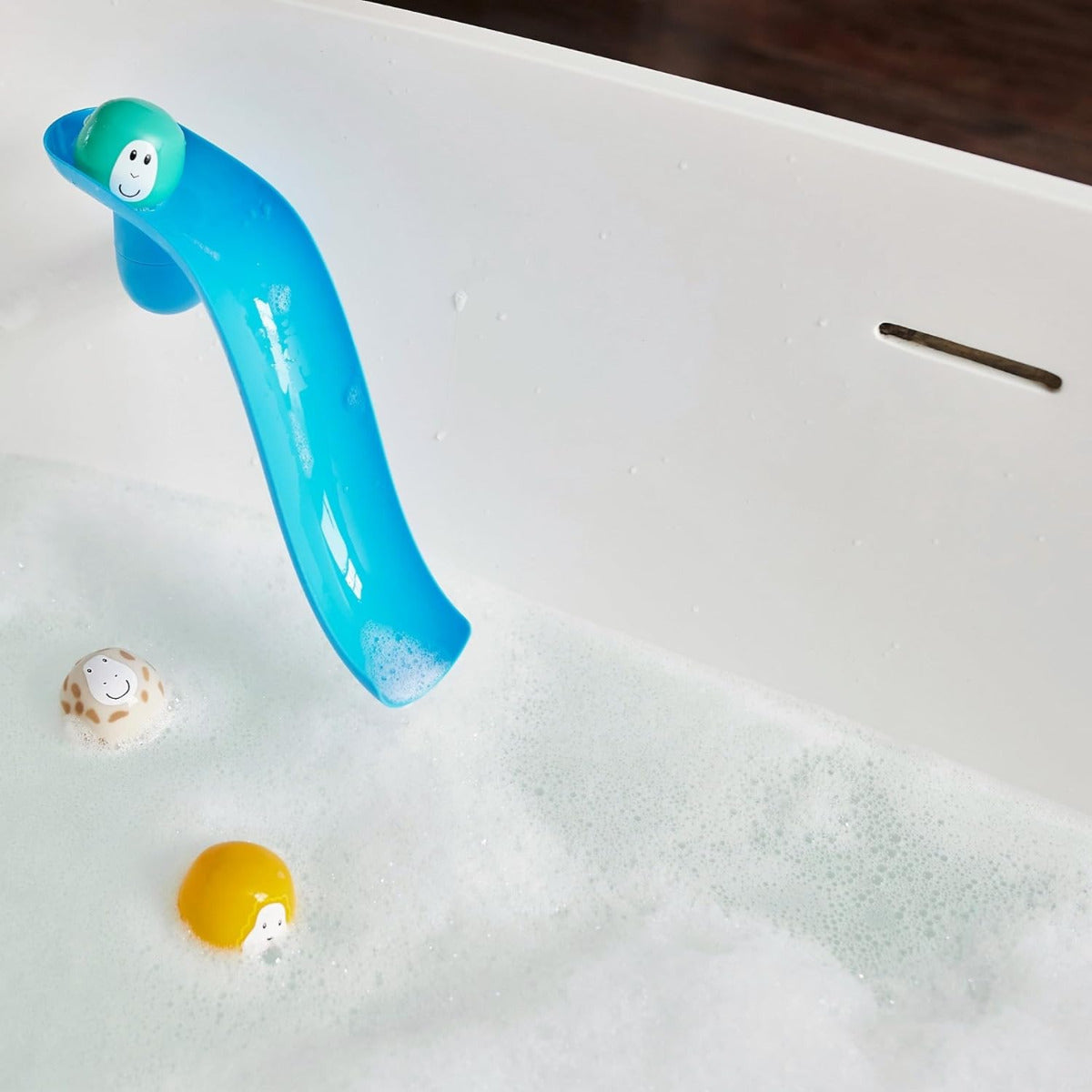 Matchstick Monkey Bathtime Slide Set Blue Matchstick Monkey Yallatoys