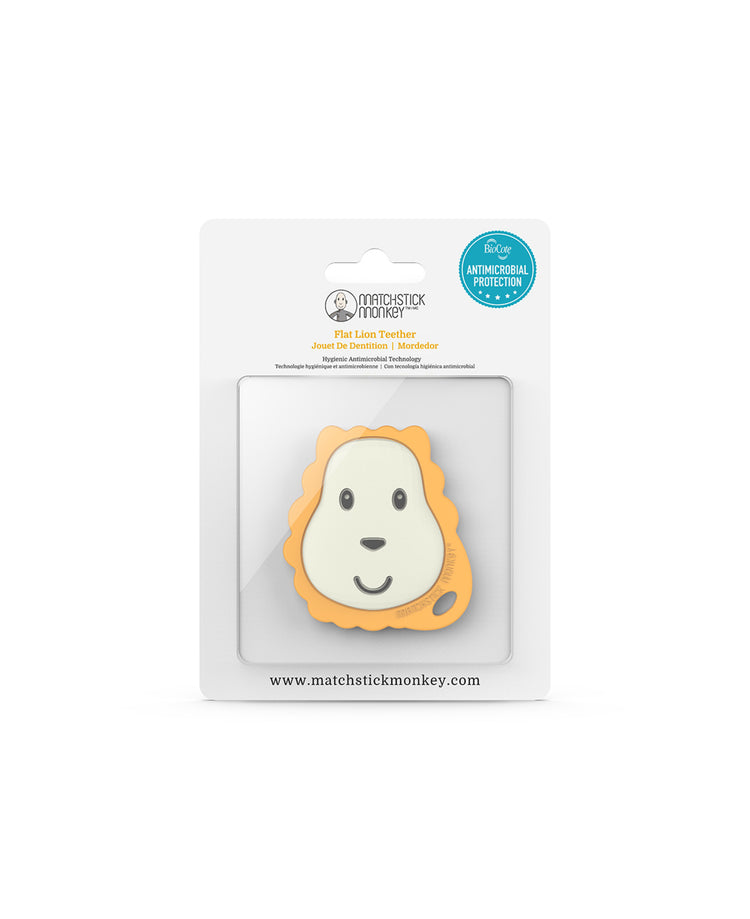 Matchstick Monkey Flat Face Teether Ludo Lion Matchstick Monkey Yallatoys