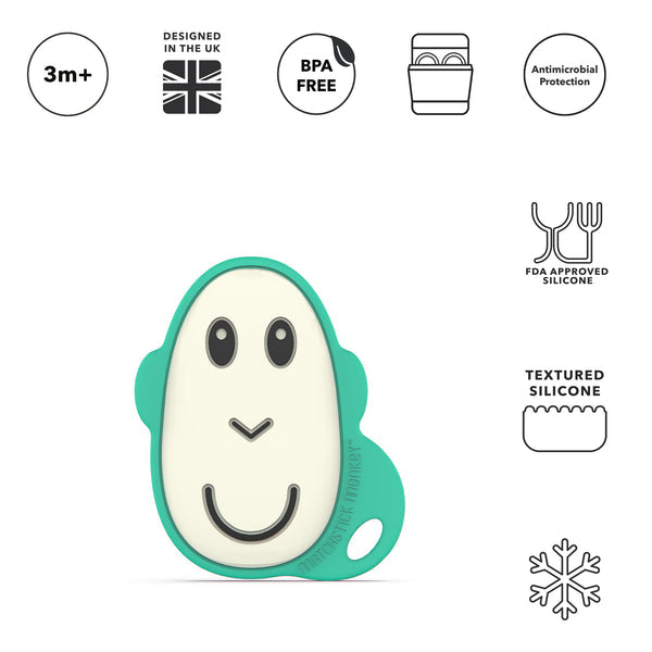 Matchstick Monkey Flat Face Teether Monkey Matchstick Monkey Yallatoys