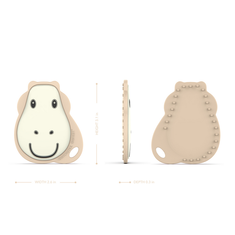 Matchstick Monkey Flat Face Teether and Soother Clip Giraffe Matchstick Monkey Yallatoys
