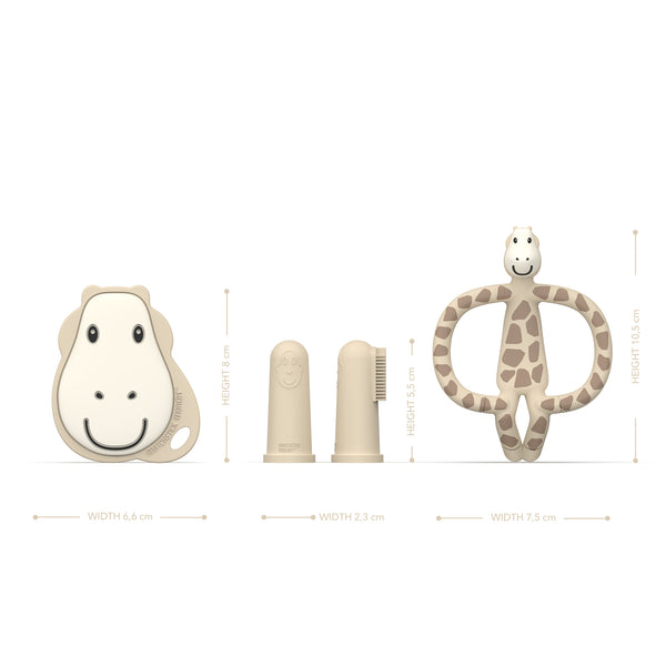 Matchstick Monkey Teething Starter Set Gigi Giraffe Matchstick Monkey Yallatoys