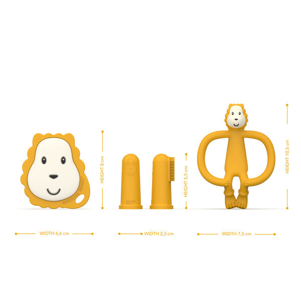 Matchstick Monkey Teething Starter Set Ludo Lion Matchstick Monkey Yallatoys