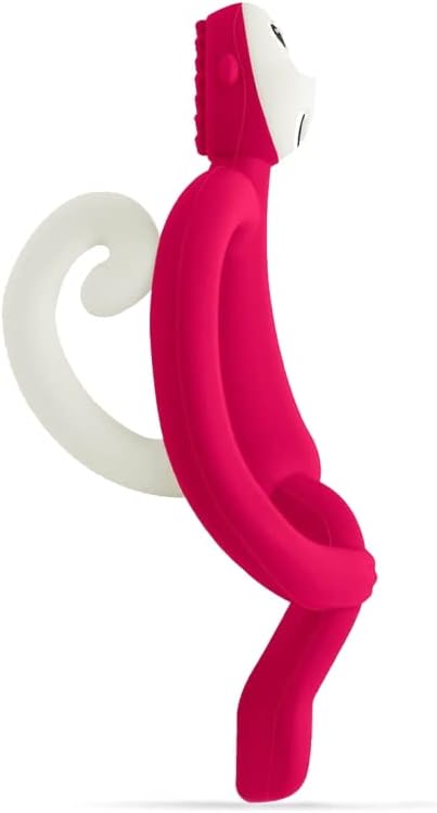 Matchstick Monkey Original Teether & Gel Applicator Silicone Rubine Red Monkey Matchstick Monkey Yallatoys