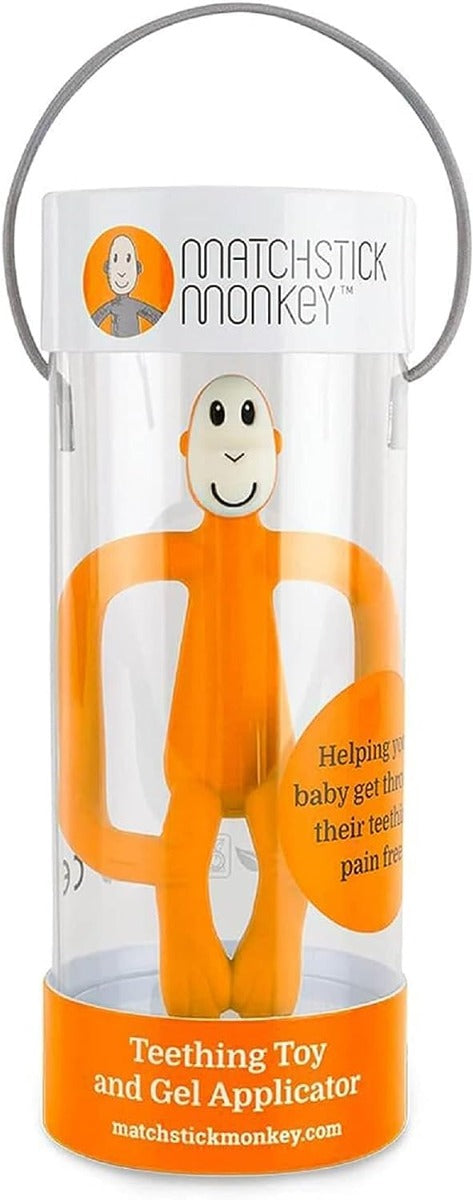 Matchstick Monkey Teething Toy Orange Matchstick Monkey Yallatoys