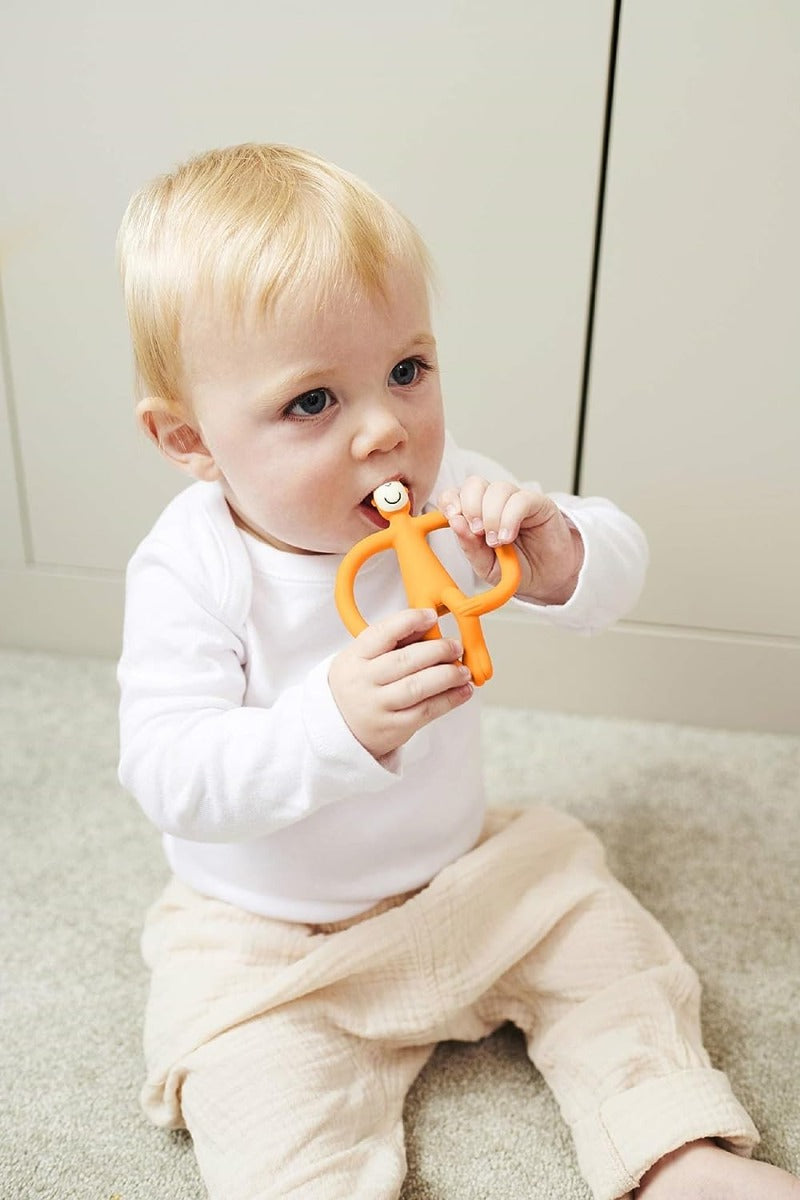 Matchstick Monkey Teething Toy Orange Matchstick Monkey Yallatoys