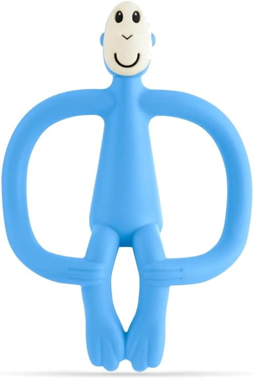 Matchstick Monkey Teething Toy Light Blue Matchstick Monkey Yallatoys