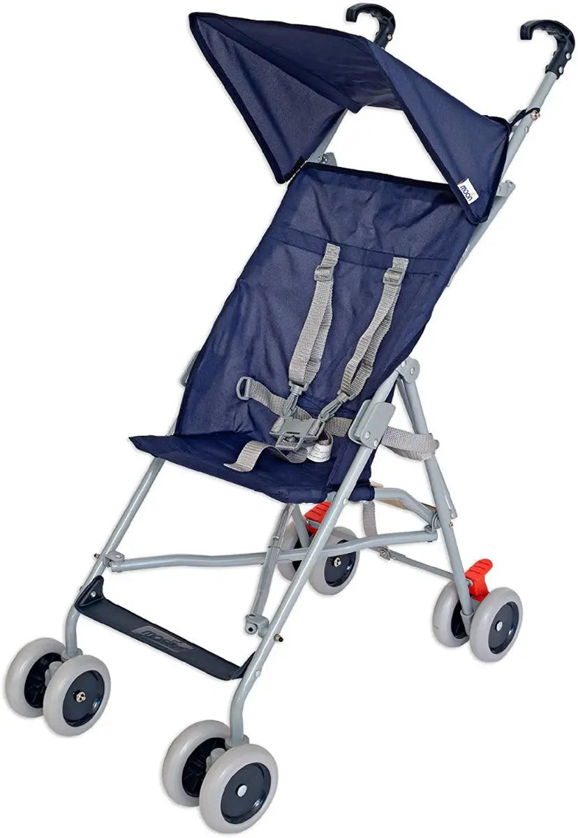 Moon Jet Light Weight Compact Fold Buggy Stroller Dark Blue Moon Yallatoys