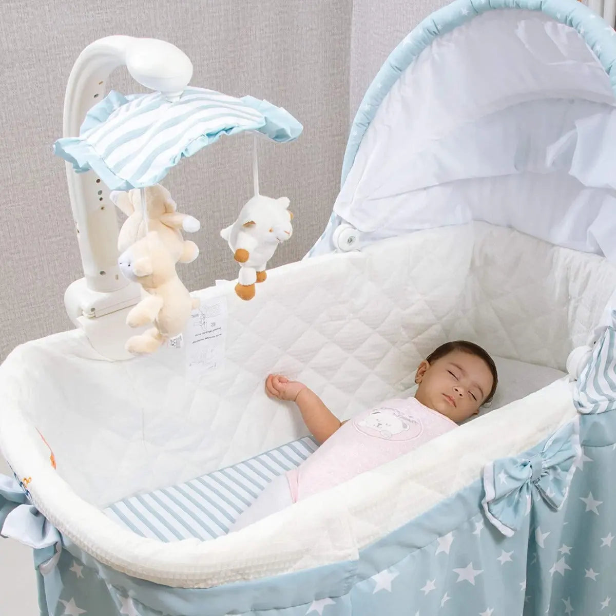 Moon Soffy 4 In 1 Convertible Cradle Blue Moon Yallatoys