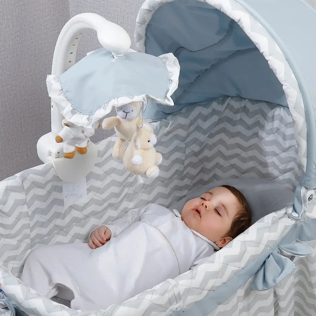 Moon Soffy 4 In 1 Convertible Cradle Grey Moon Yallatoys