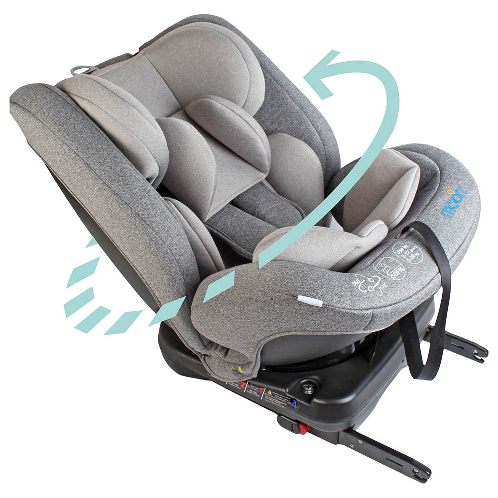 Buy Moon Rover Baby Car seat Group:0+/I/II/III Grey | Yallatoys.com