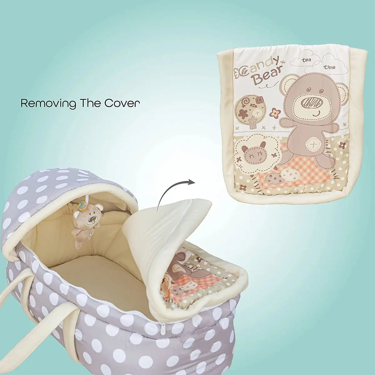 Moon Moses Basket Grey Moon Yallatoys
