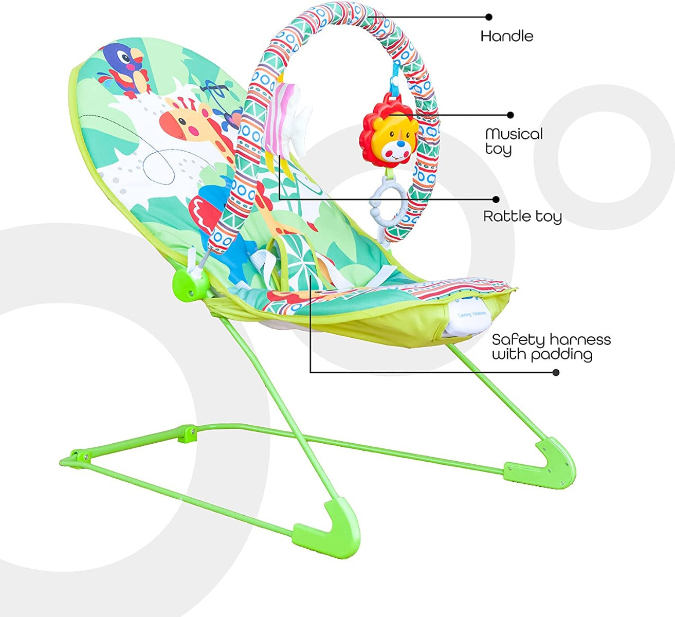 Buy Moon Hop Hop Bouncer Blue | Yallatoys.com