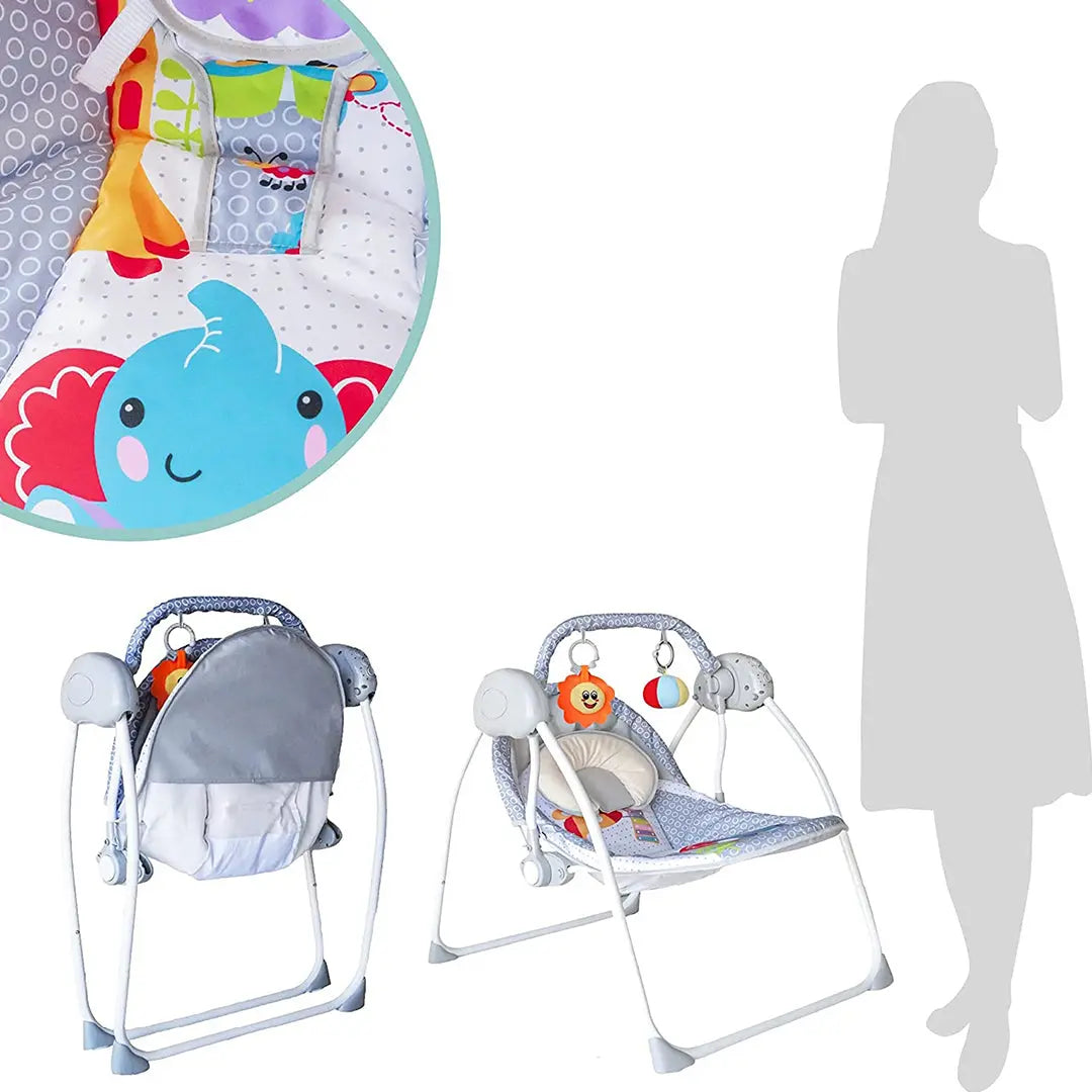 Moon Bungee Electric Swing Grey Moon Yallatoys