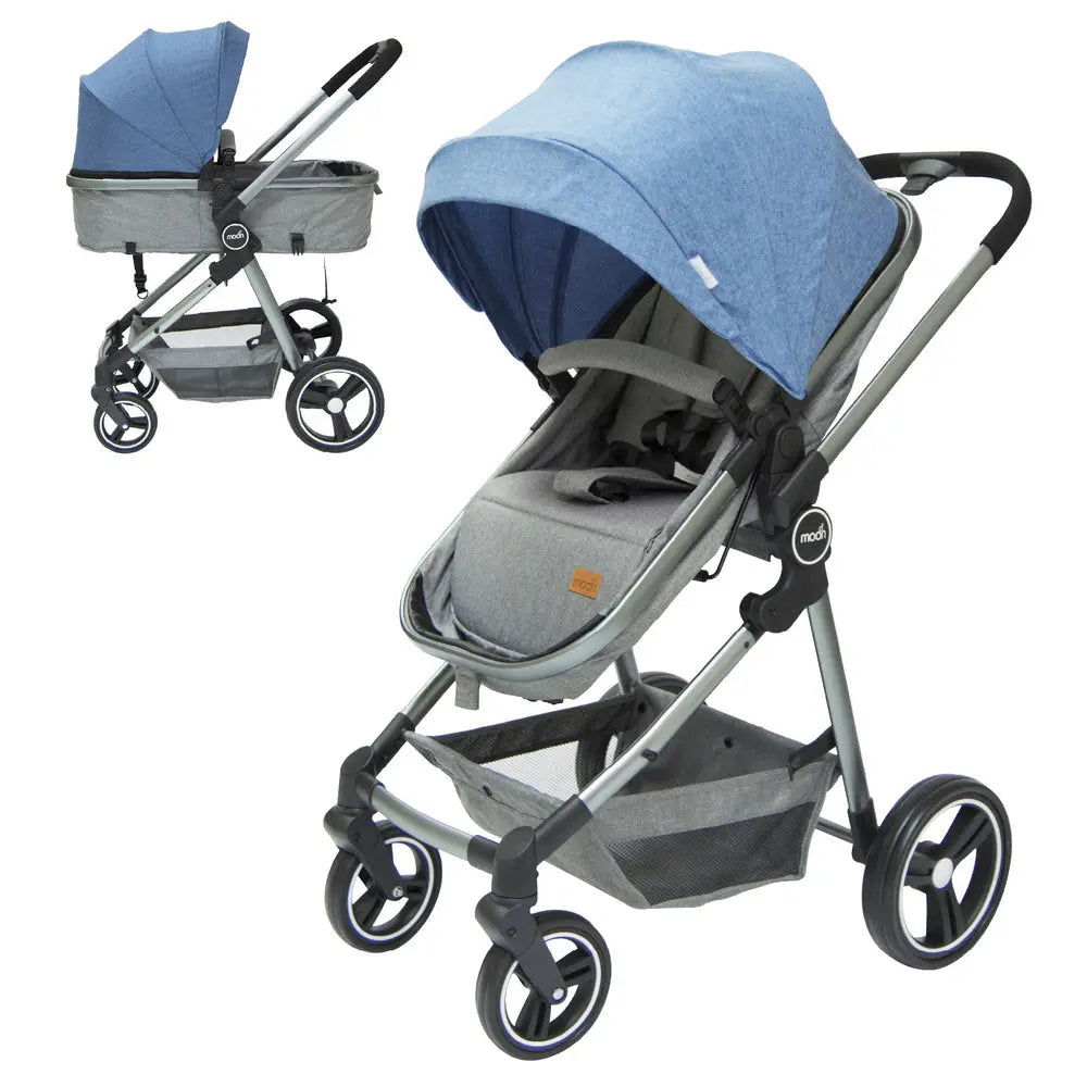 Moon Pro 2 In 1 Stroller Blue Moon Yallatoys