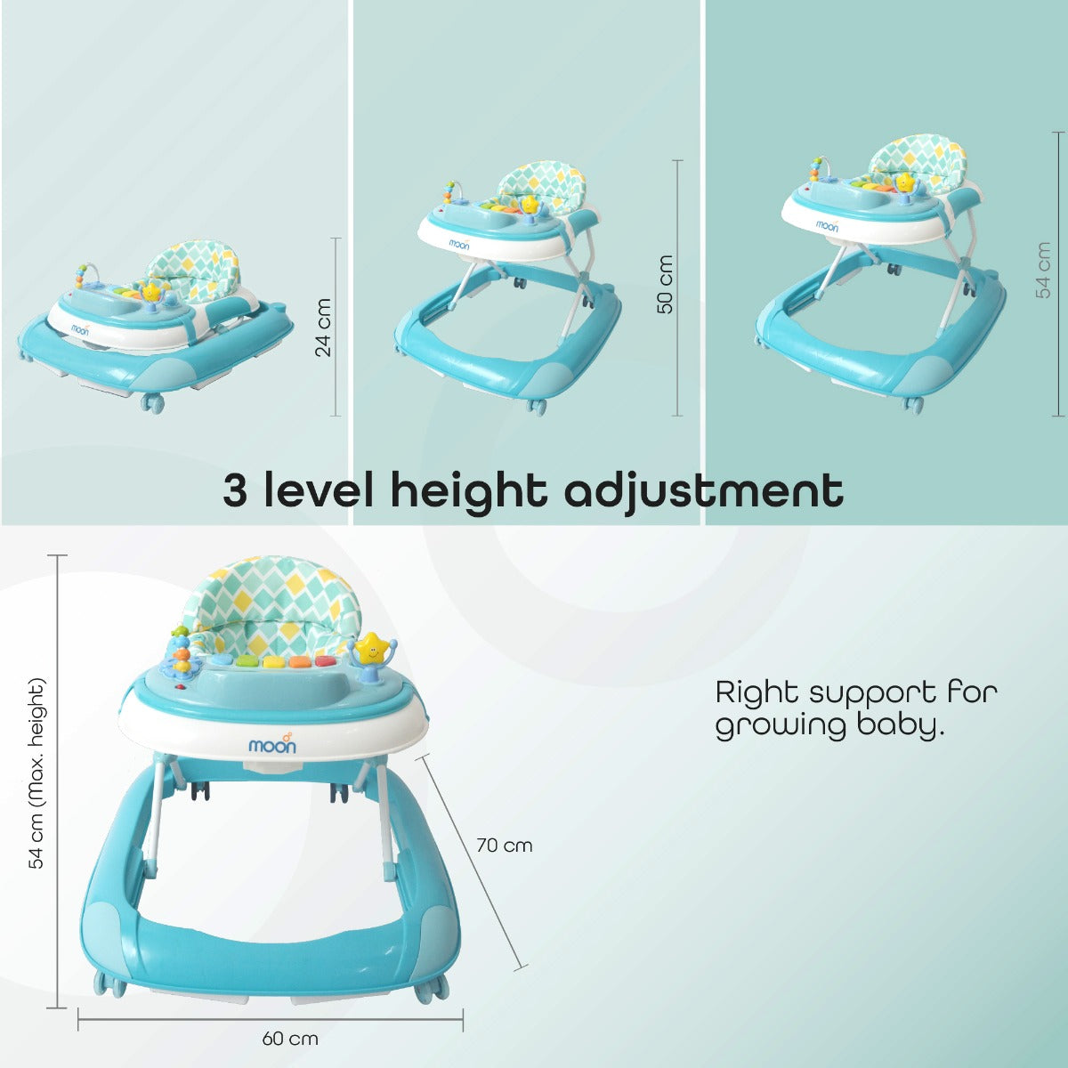 Buy Moon Muv Walker Blue Dino | Yallatoys.com