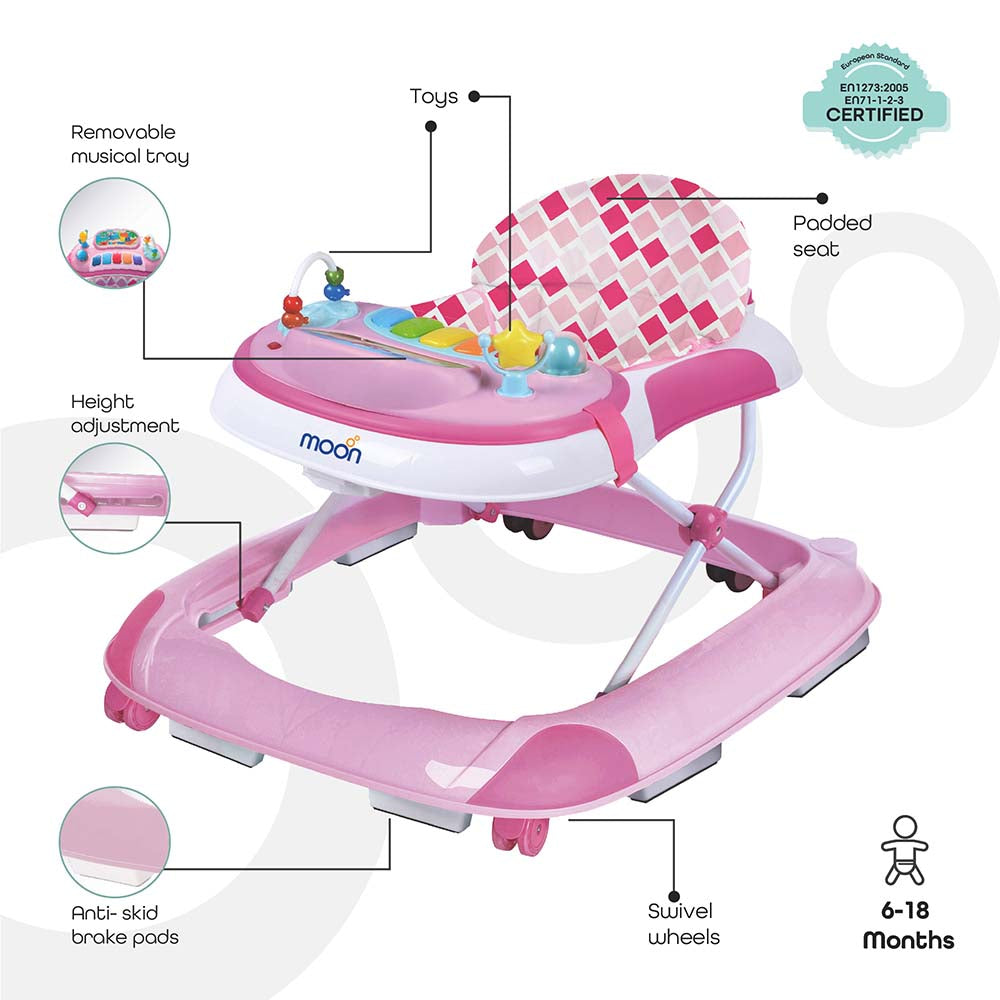 Buy Moon Muv Walker Pink Sea | Yallatoys.com