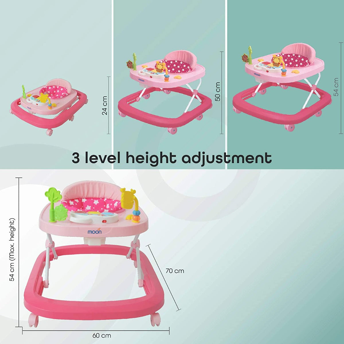 Buy Moon Drive Walker Pink Forest | Yallatoys.com