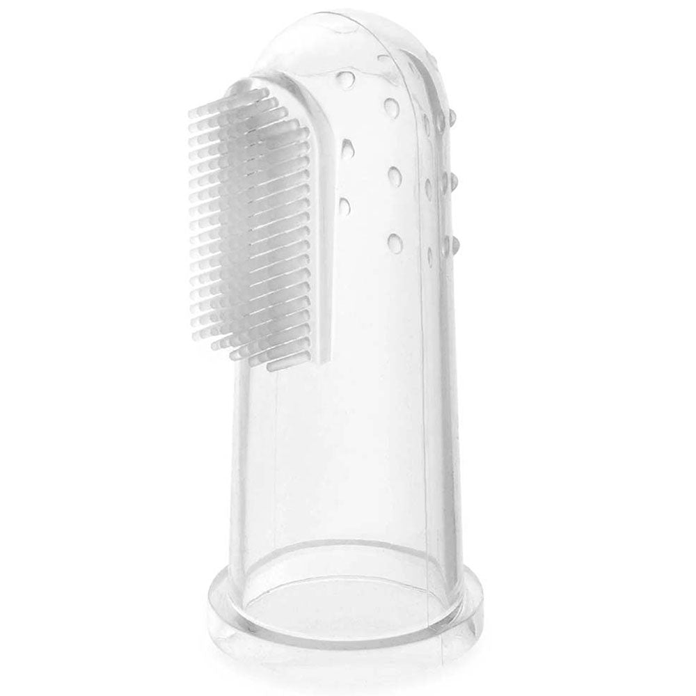 Buy Moon Fingertip Baby Silicone Toothbrush With Soft Bristles For Infants  White | Yallatoys.com