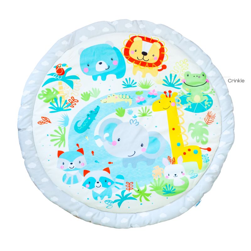 Buy Moon Perky Baby Playmat And Activity Gym Jungle | Yallatoys.com