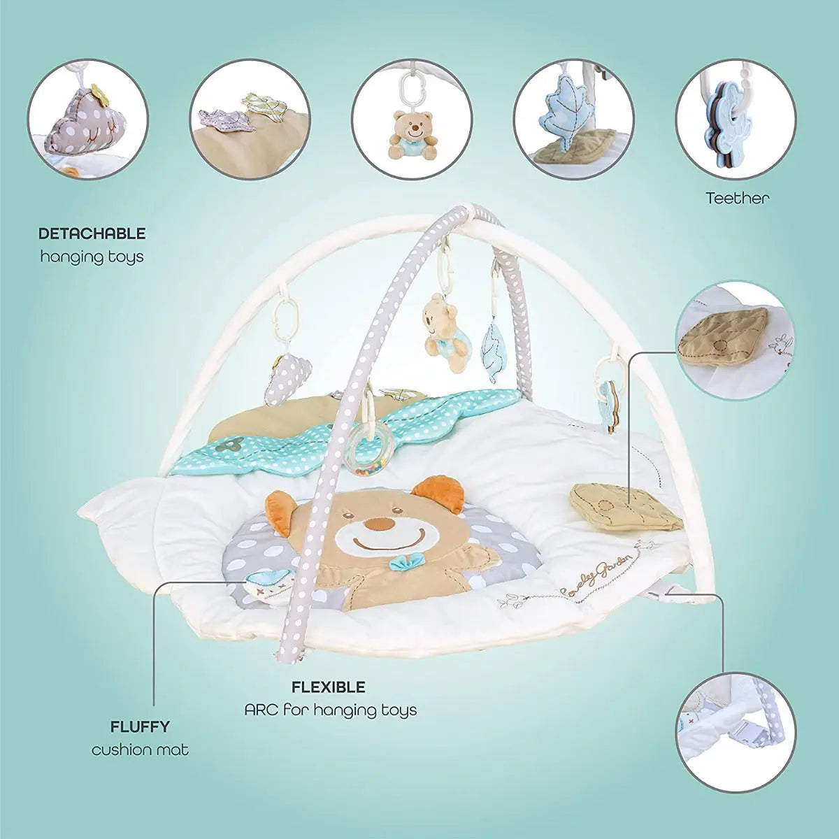 Moon Perky Playmat Teapot Bear Moon