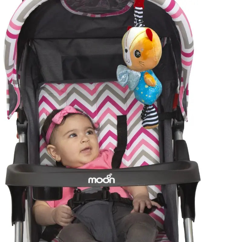Moon Pull String Musical Toy For Stroller & Car Seats Cat Moon Yallatoys