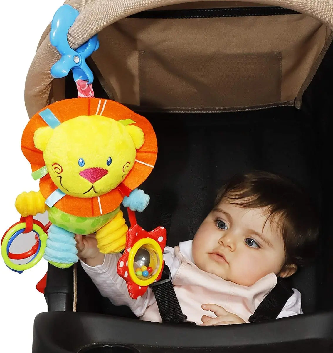 Moon Pull String Musical Toy For Stroller & Car Seats Lion Moon Yallatoys