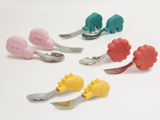Marcus N Marcus  Palm Grasp Spoon & Fork Set Lola Marcus & Marcus Yallatoys