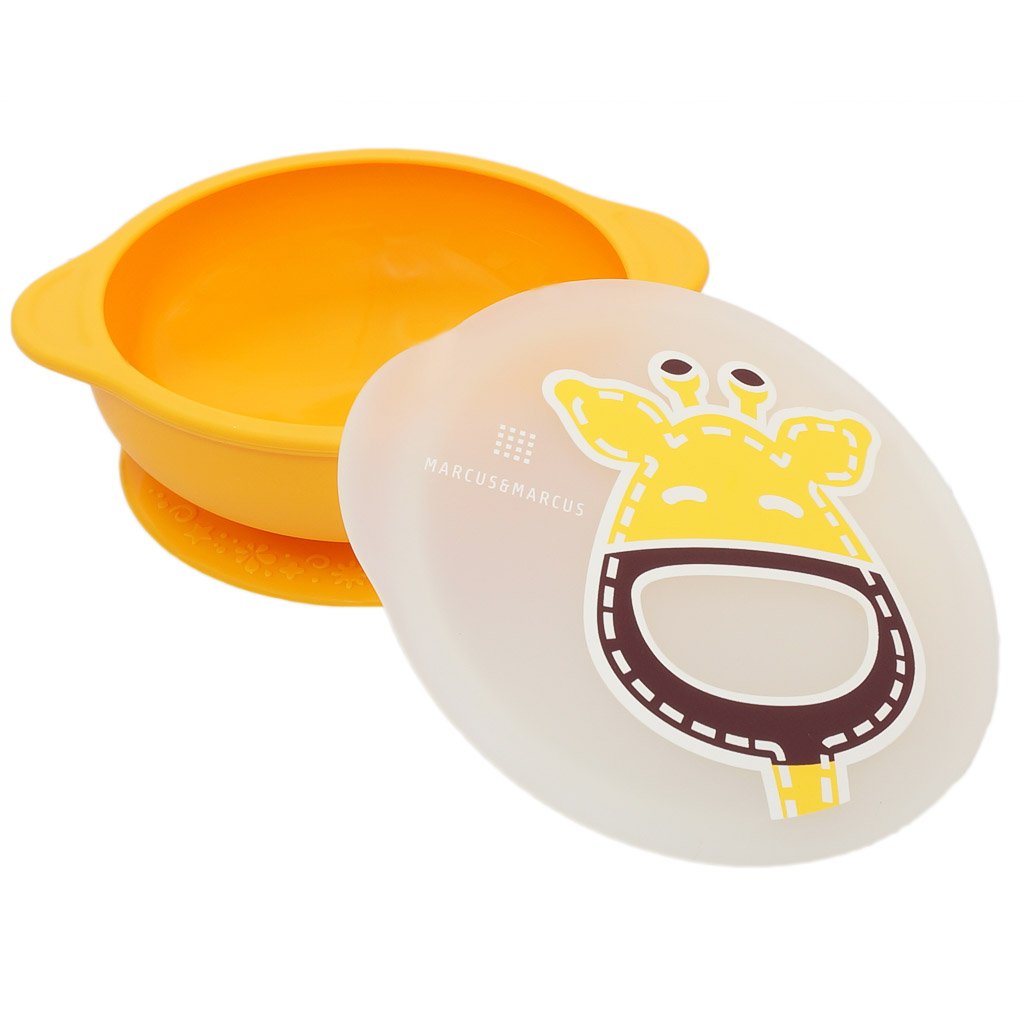Marcus N Marcus  Suction Bowl With Lid Lola Marcus & Marcus Yallatoys