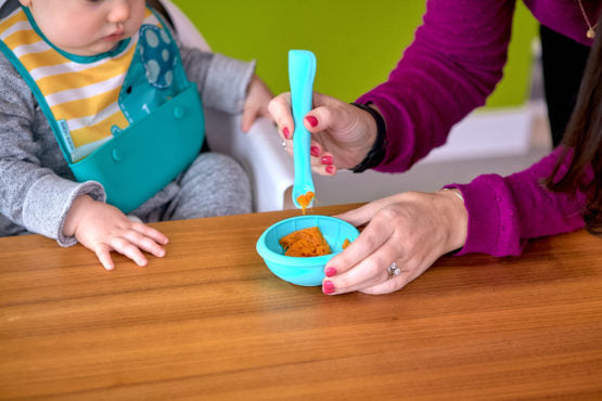 Marcus N Marcus  Masher Spoon & Bowl Set Blue Marcus & Marcus Yallatoys