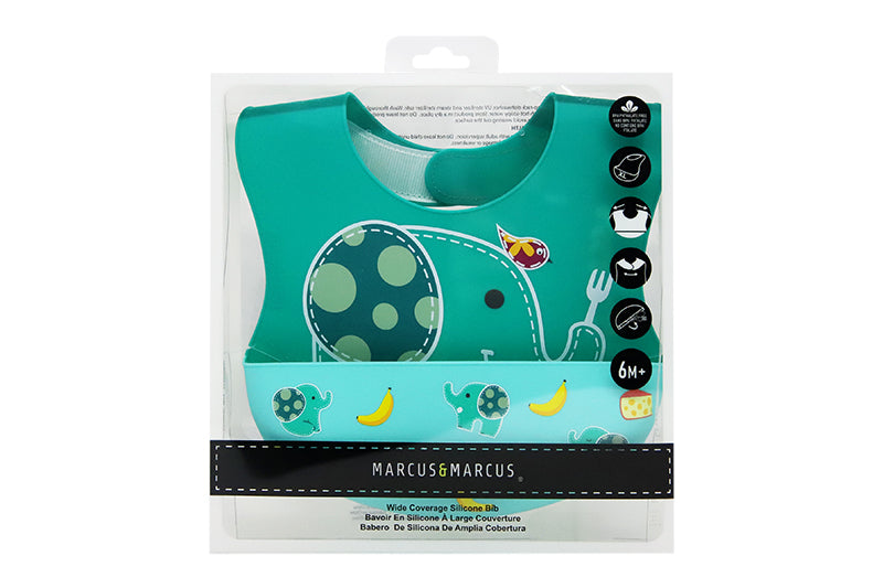 Marcus N Marcus  Wide Coverage Silicone Baby Bib Ollie Marcus & Marcus Yallatoys