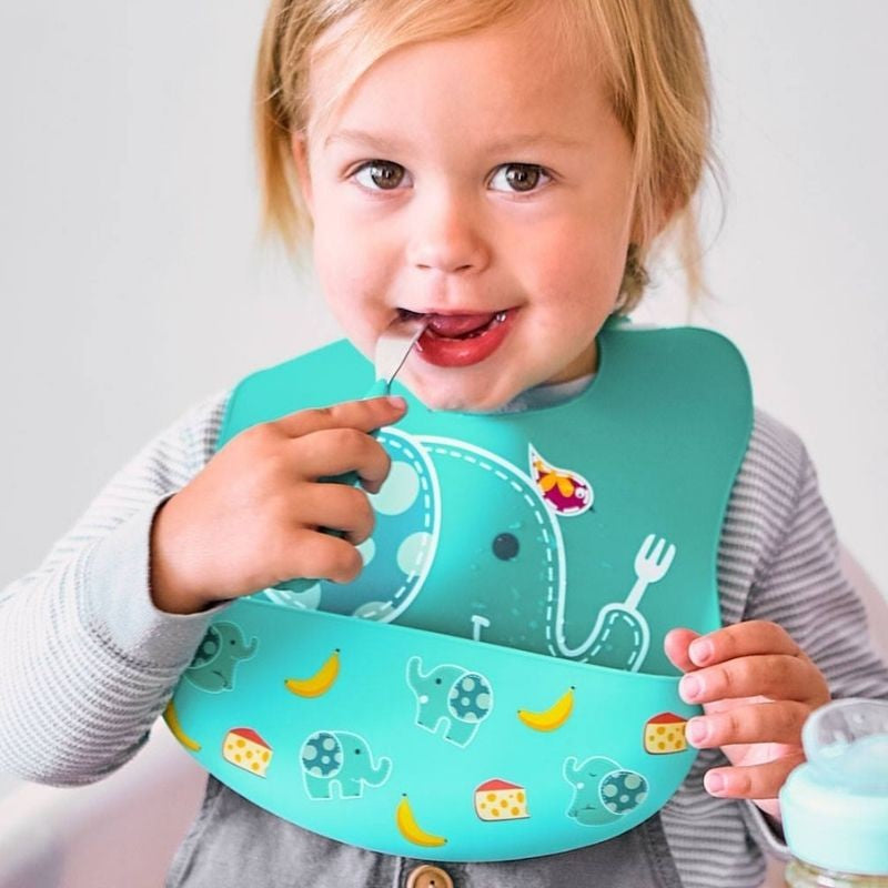 Marcus N Marcus  Wide Coverage Silicone Baby Bib Ollie Marcus & Marcus Yallatoys