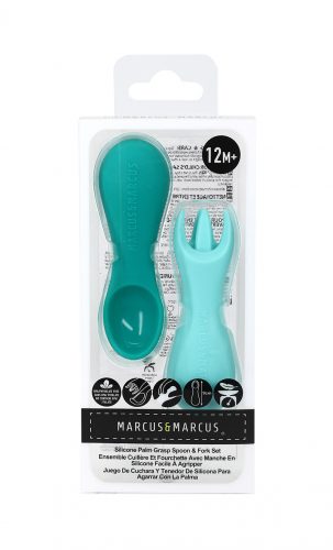 Marcus N Marcus  Silicone Palm Grasp Spoon & Fork Set  Lola Marcus & Marcus Yallatoys