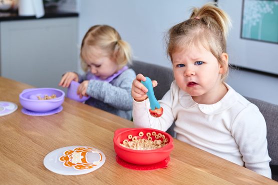 Marcus N Marcus  Silicone Palm Grasp Spoon & Fork Set  Marcus Marcus & Marcus Yallatoys