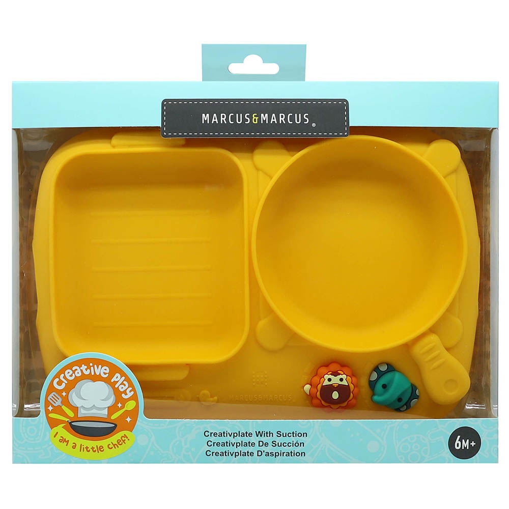Marcus N Marcus  Creativplate With Suction Little Chef  Lola Marcus & Marcus Yallatoys
