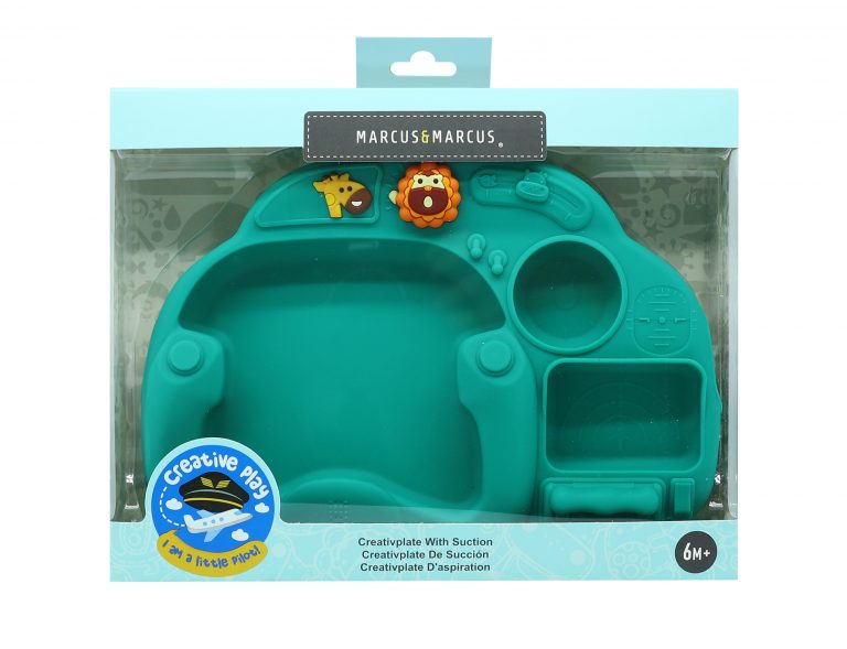 Marcus N Marcus  Creativplate With Suction Little Pilot  Olie Marcus & Marcus Yallatoys