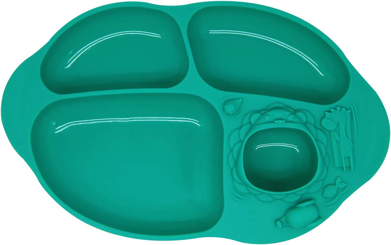 Marcus N Marcus  Yummy Dips Suction Divided Plate Ollie Marcus & Marcus Yallatoys