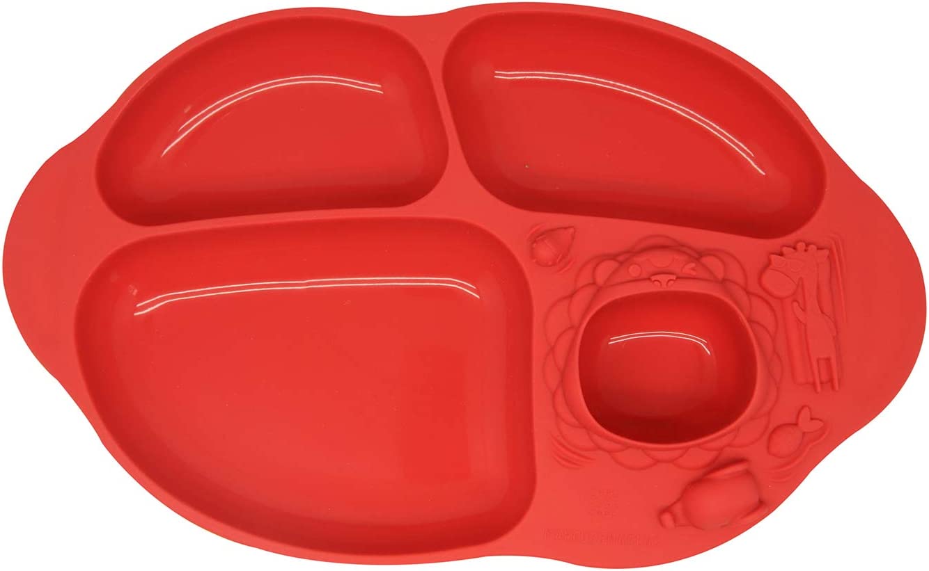 Marcus N Marcus  Yummy Dips Suction Divided Plate Marcus Marcus & Marcus Yallatoys