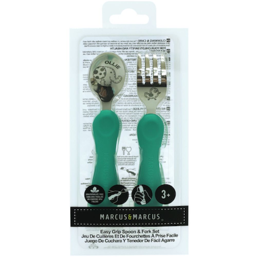 Marcus N Marcus  Easy Grip Fork & Spoon Set Ollie Marcus & Marcus Yallatoys
