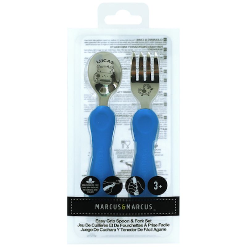 Marcus N Marcus  Easy Grip  Fork & Spoon Set Lucas Marcus & Marcus Yallatoys